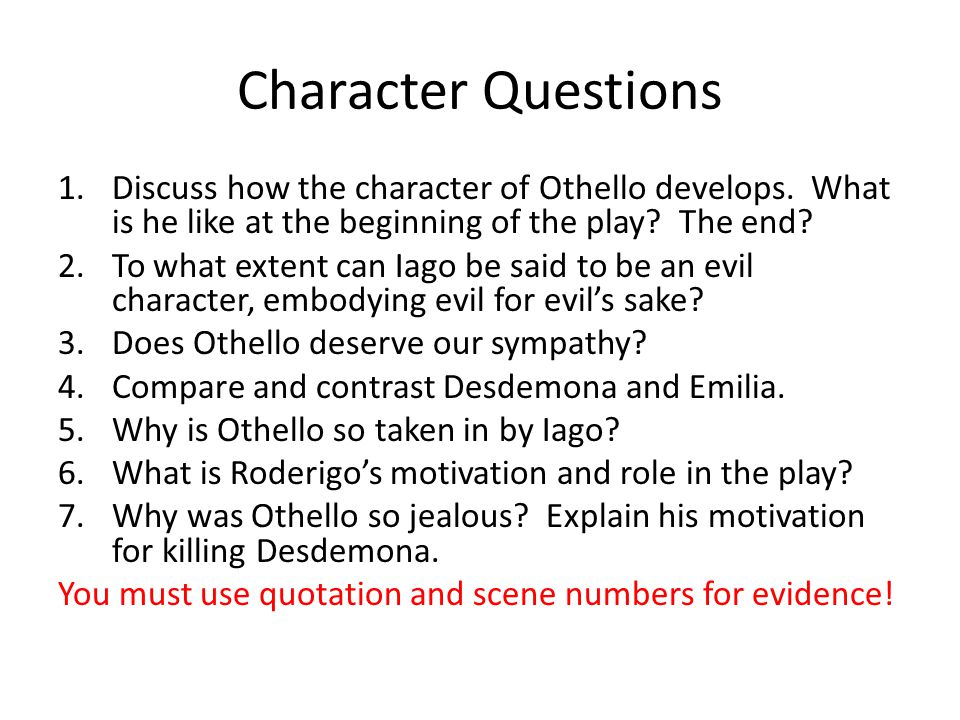 Except loving his stories in Othello, why did Desdemona marry Othello?